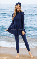 Blauwe Antalya badpak-burkini