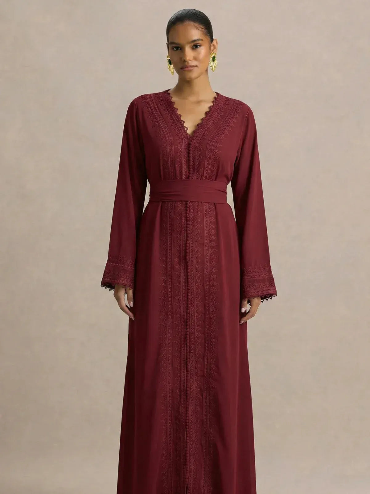 Bordeaux kaftan