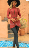 Bronzen Malaga lange burkini
