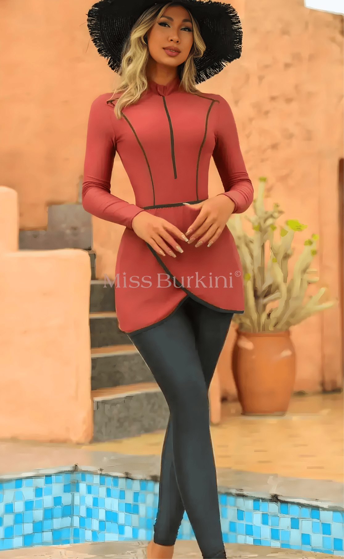 Bronze Malaga long burkini