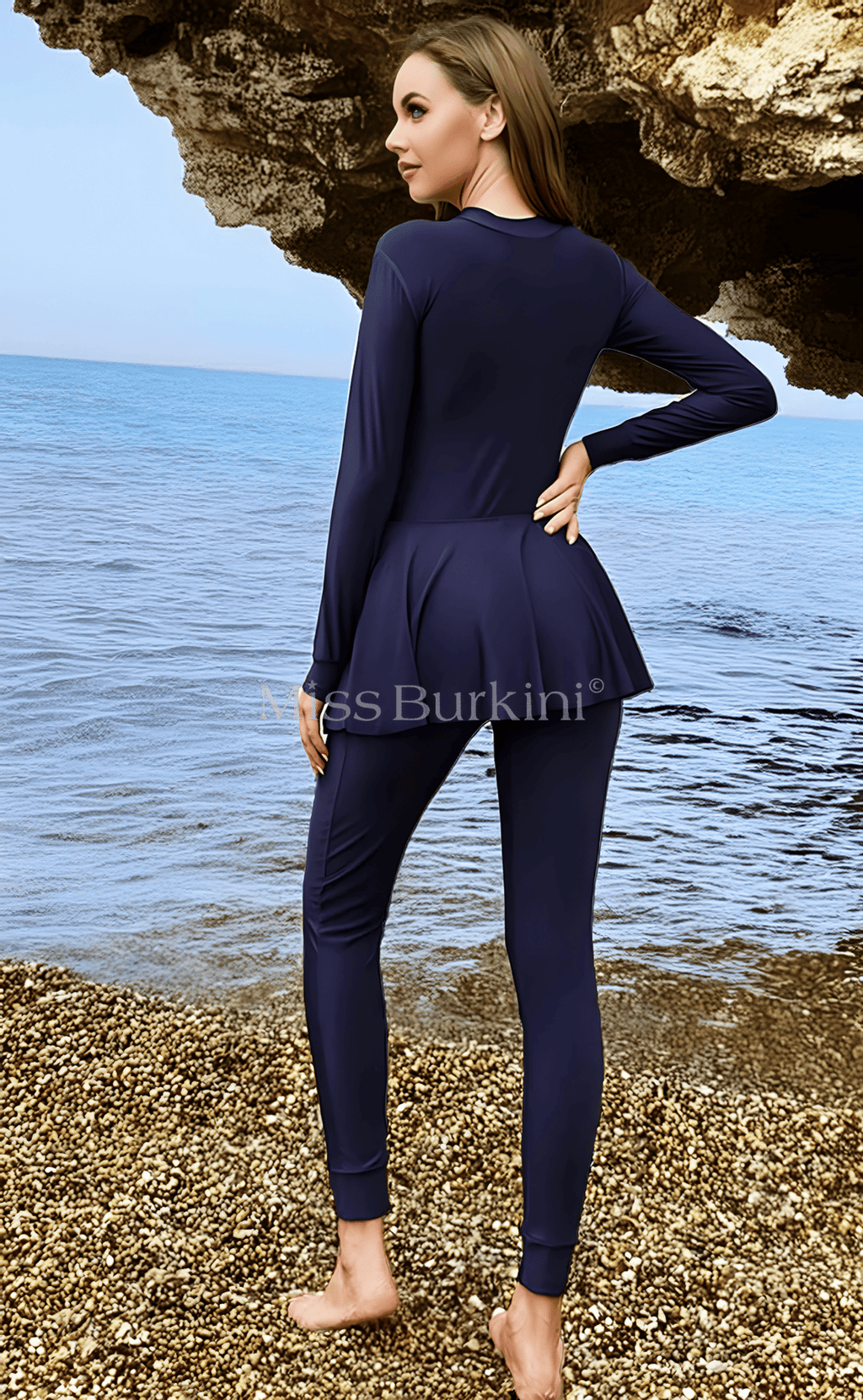 Burkini Badeanzug Mira blau