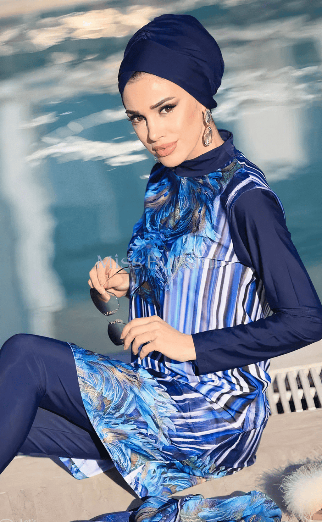 Burkini Damen mit Pandora Pareo