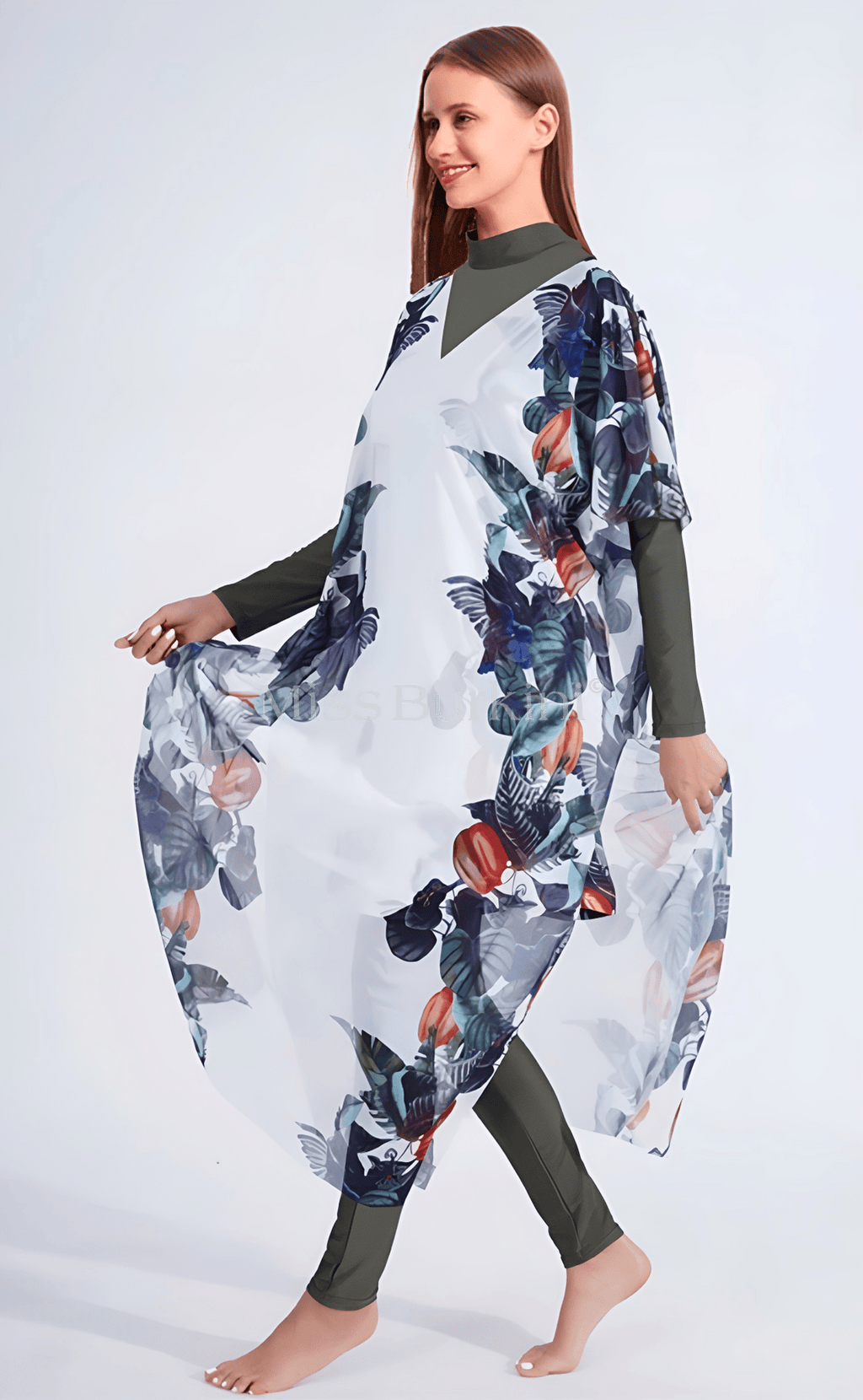 Burkini da donna con pareo Amazonia