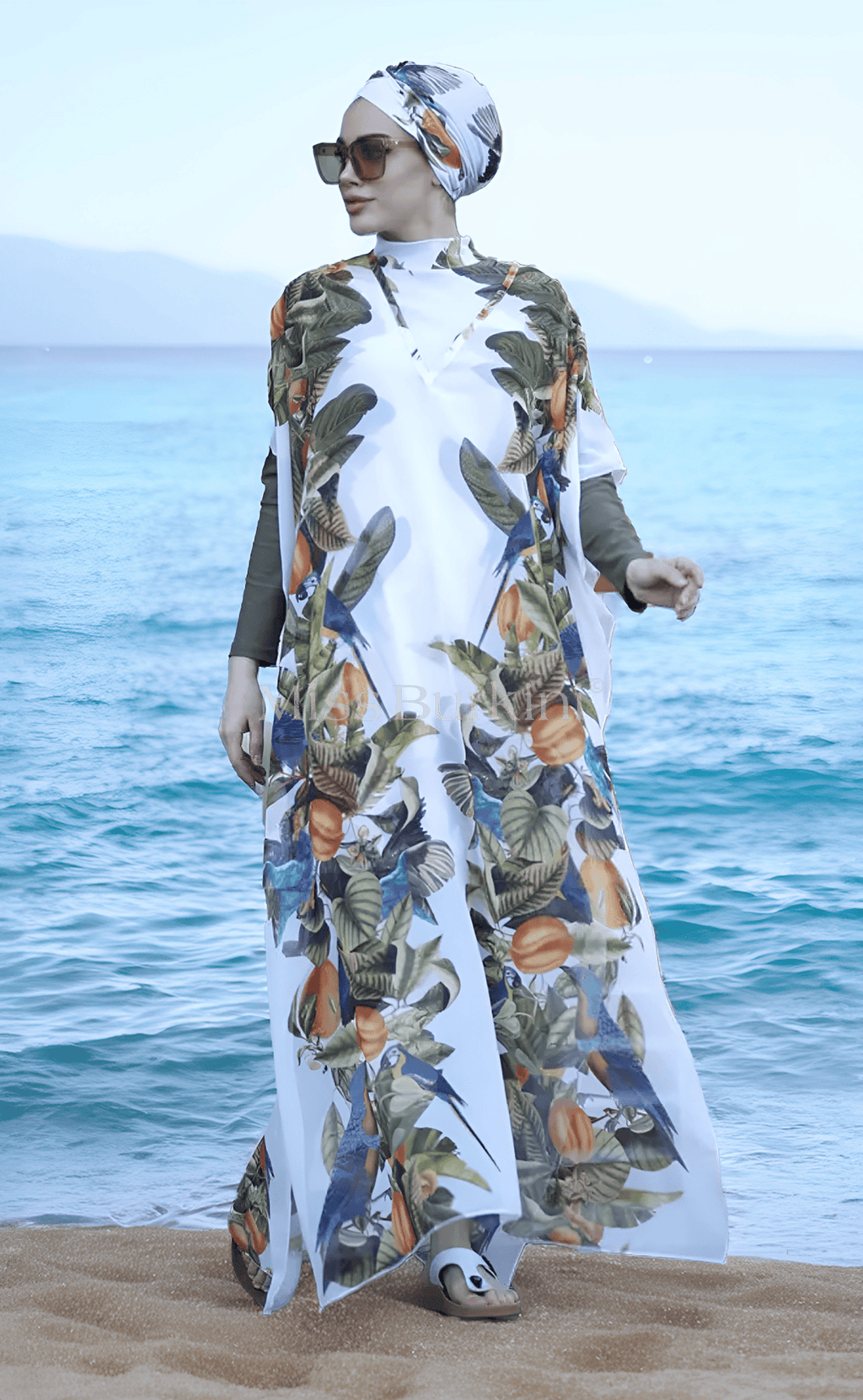 Burkini da donna con pareo Amazonia