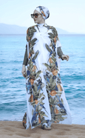 Burkini dames met pareo Amazonia