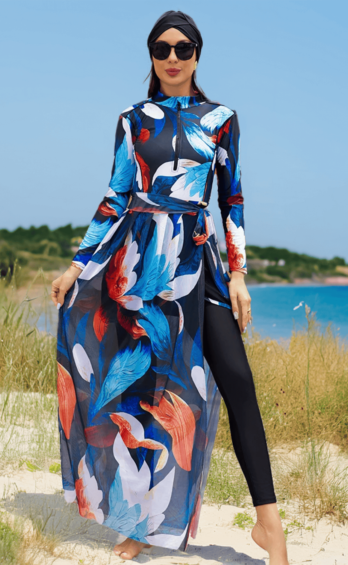 Burkini for women with pareo Athena