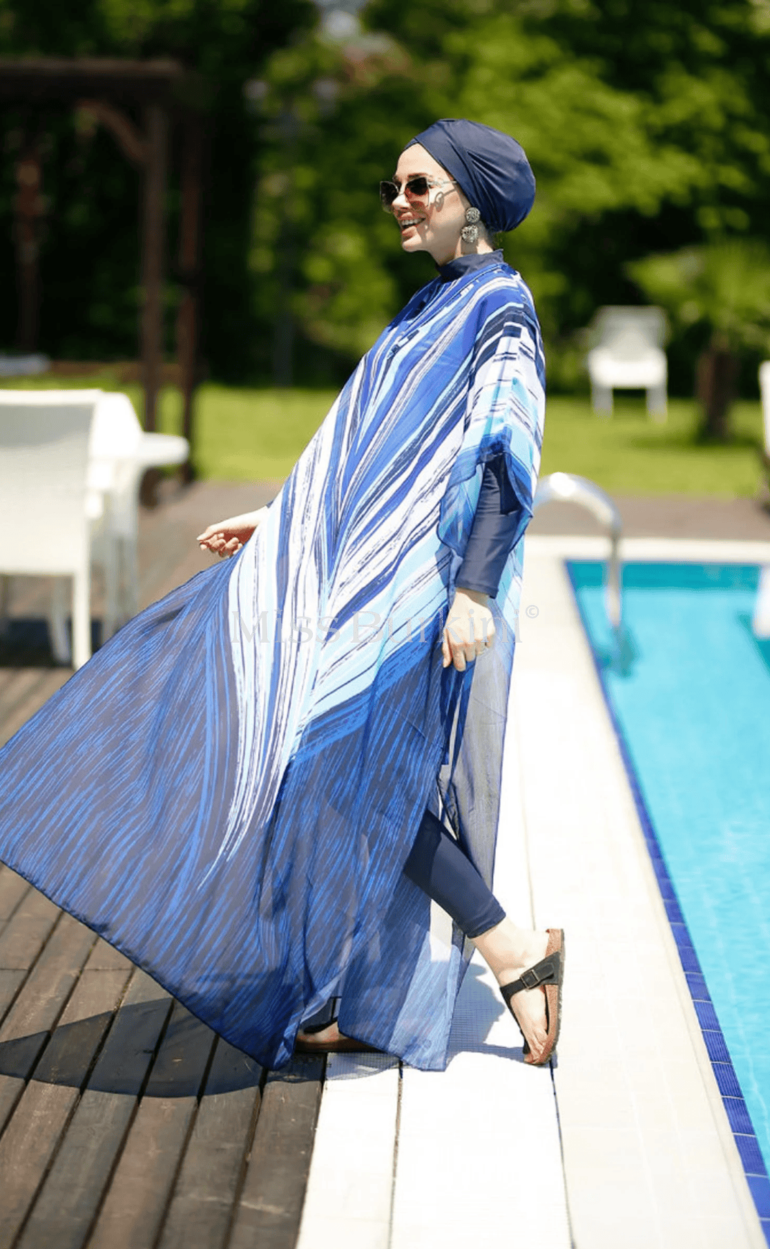 Women's Burkini with Triade Pareo