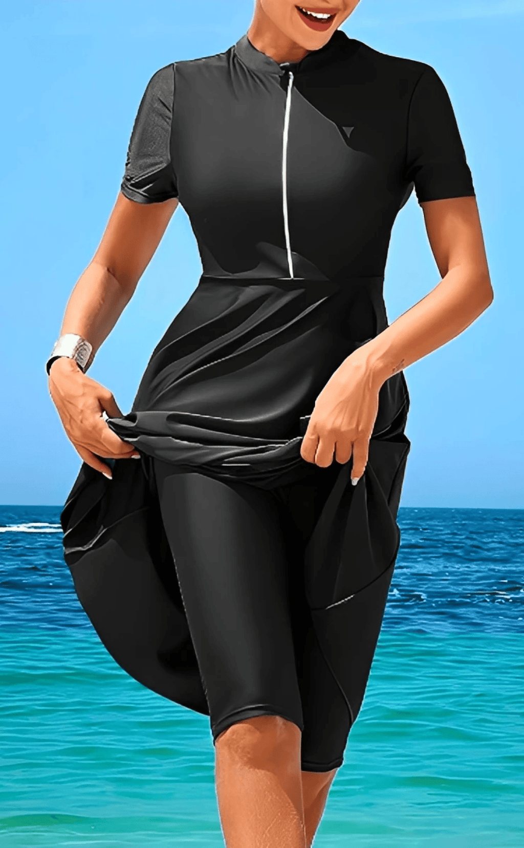 Burkini Plaza a maniche corte