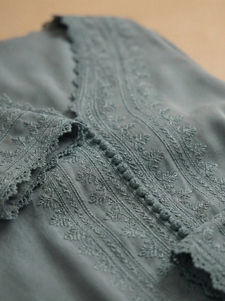 Kaftan Blau Grau