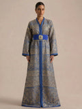 Kaftan Blauw Eenvoudig – afbeelding 1