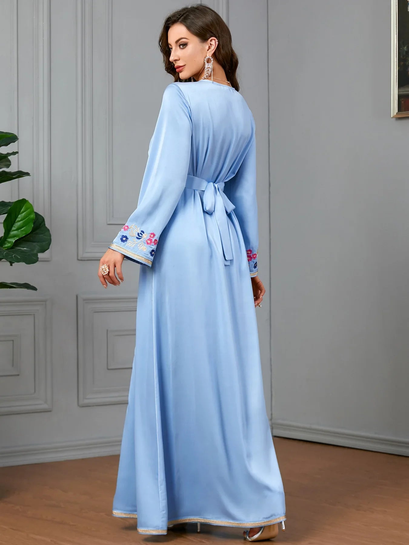 Kaftano blu turchese