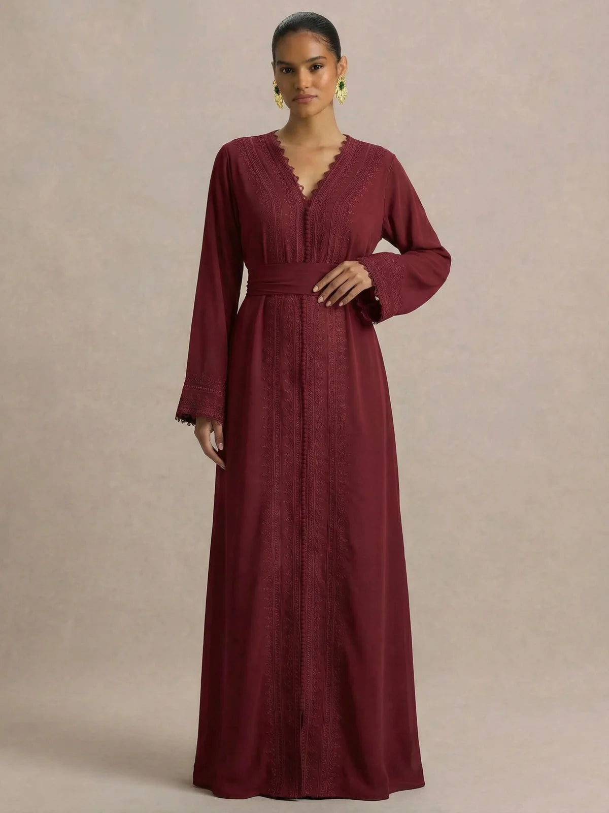 Kaftan Bordeaux