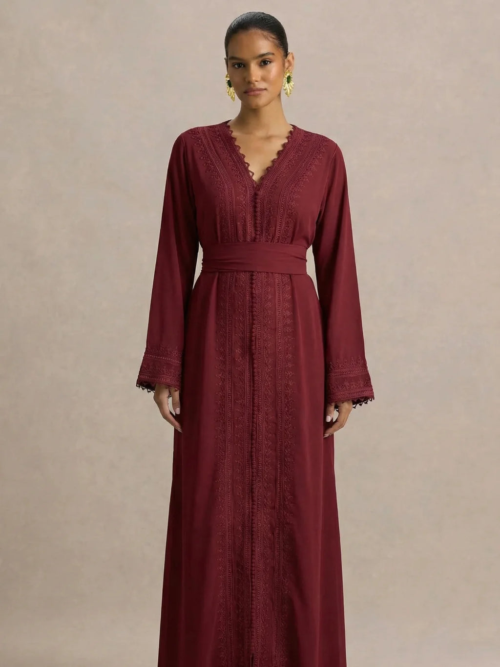 Kaftan Bordeaux