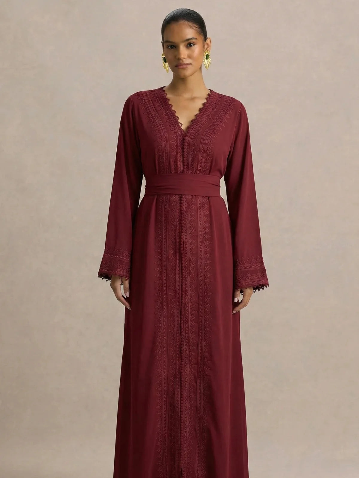 Kaftan Bordeaux