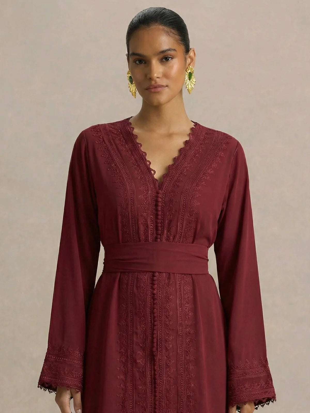 Kaftan Bordeaux