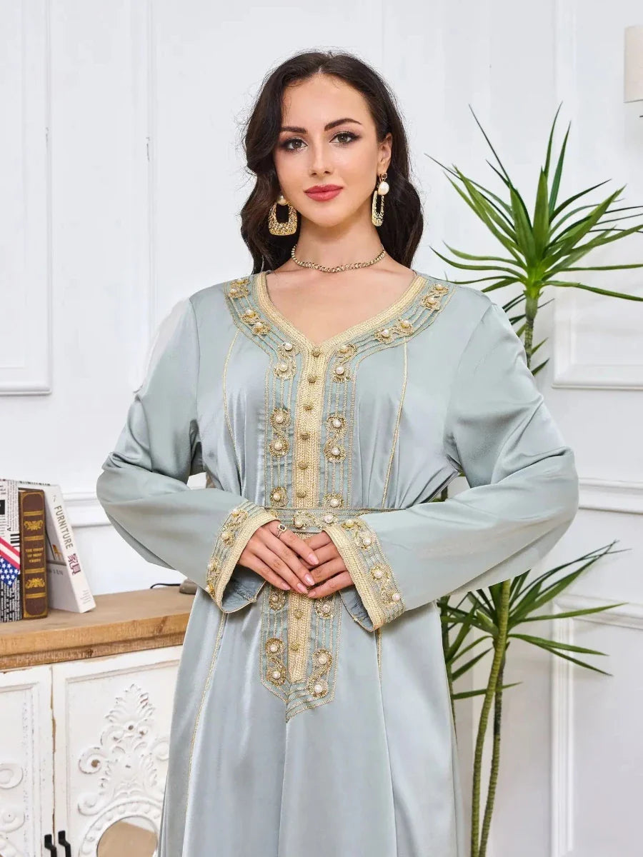 Kaftan Grijs Zilver - afbeelding 3