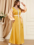 Kaftan Geel Kanarie – afbeelding 3