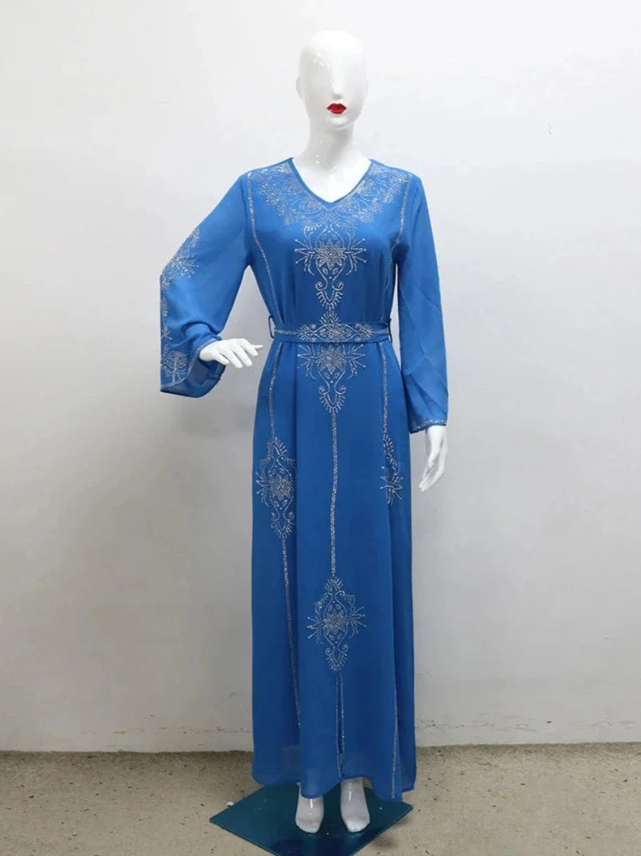 Caftano Jawhara blu