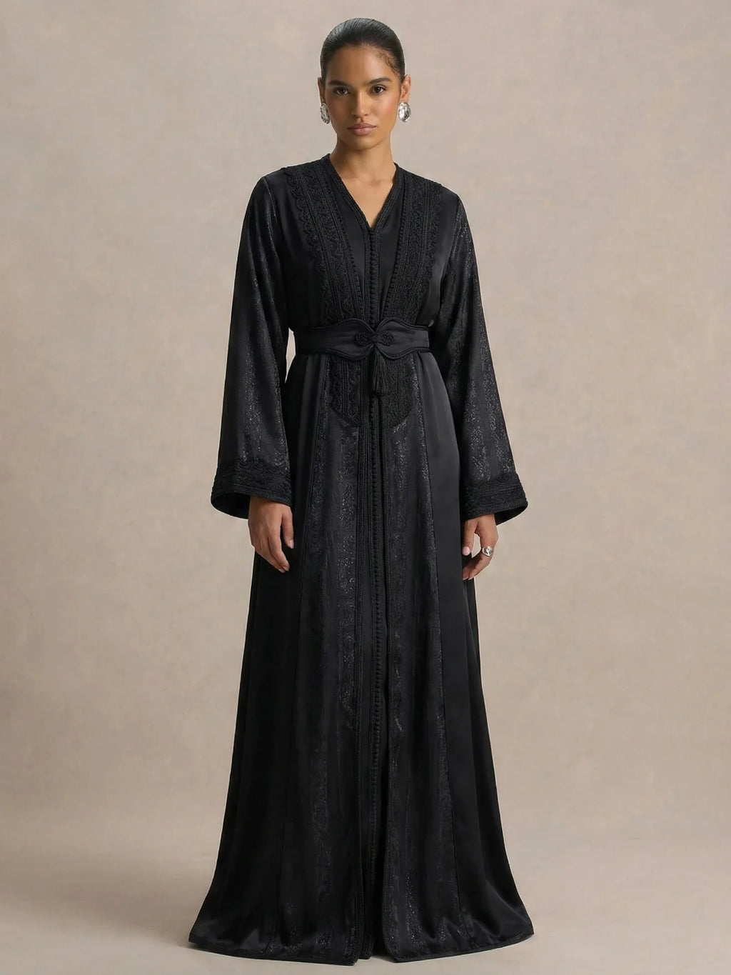 Kaftan Hochzeit Schwarz (kleiner Mangel)