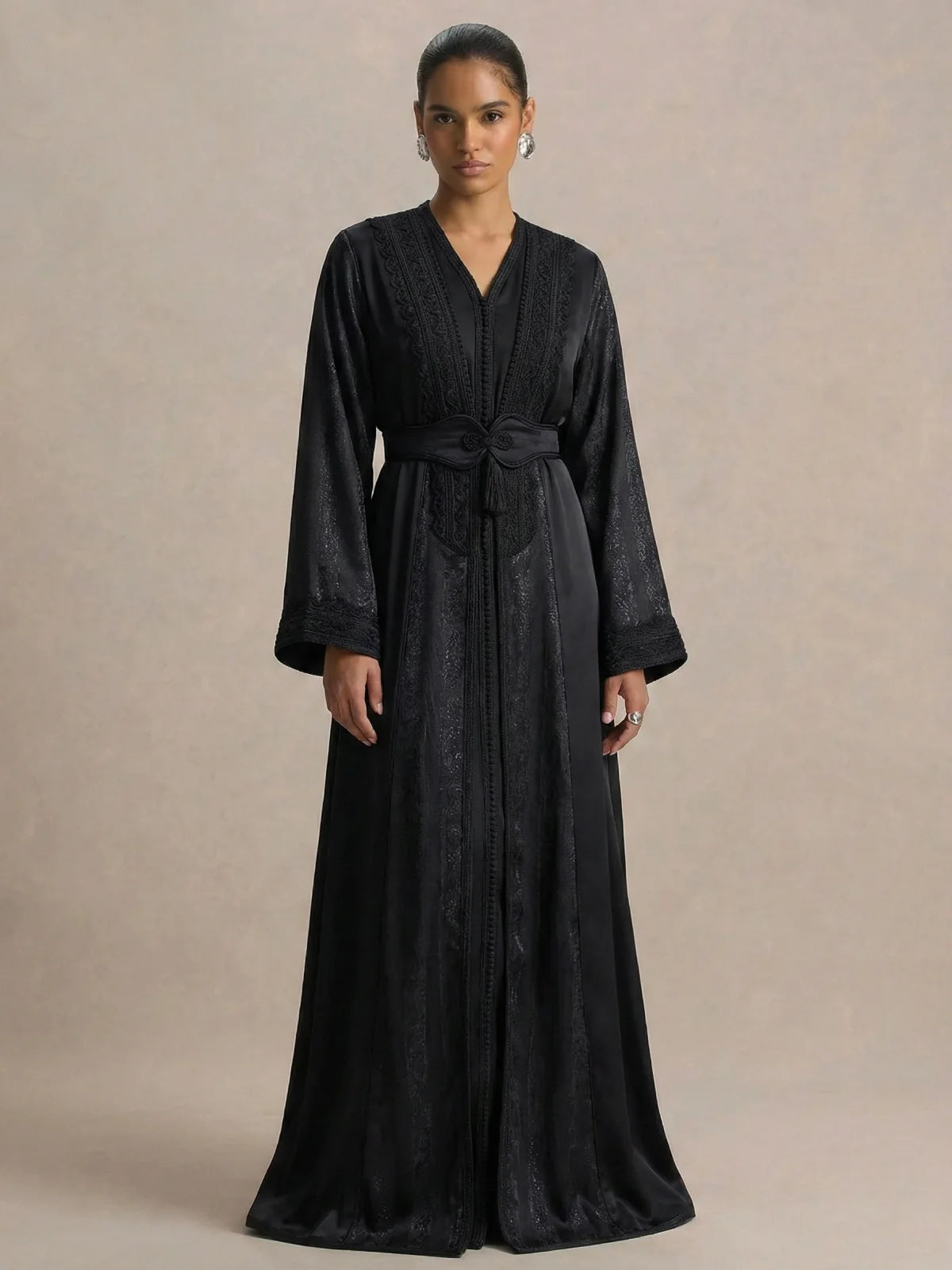 Kaftan Hochzeit Schwarz (kleiner Mangel)
