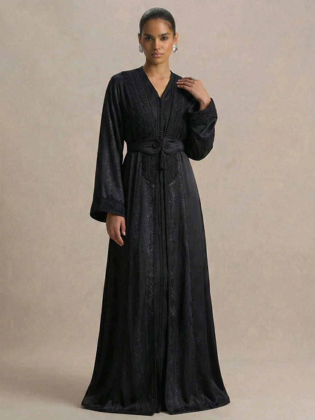 Kaftan Hochzeit Schwarz (kleiner Mangel)