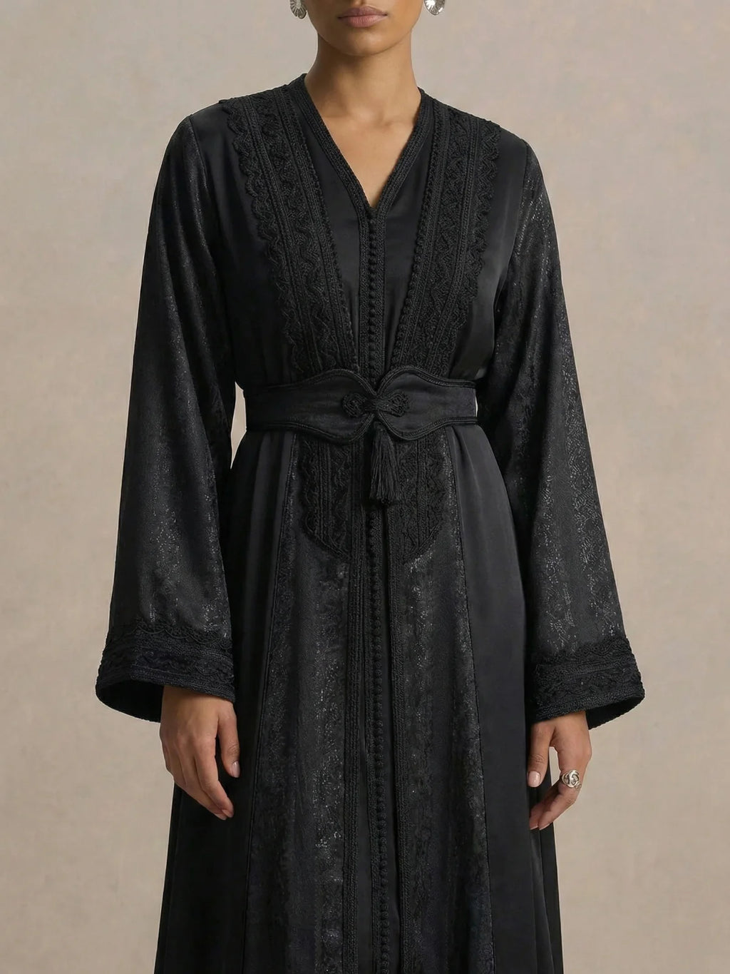 Kaftan Hochzeit Schwarz (kleiner Mangel)
