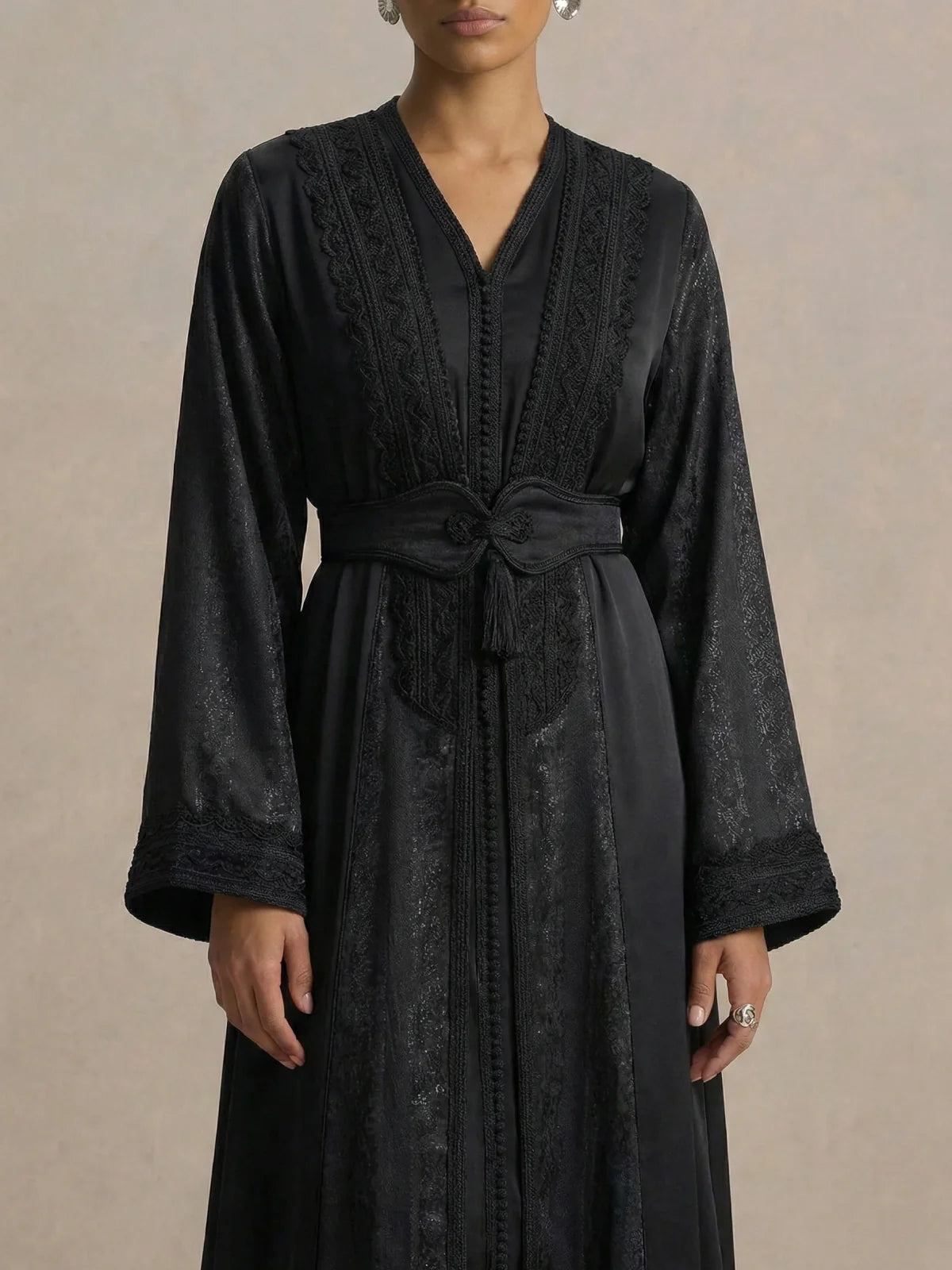 Kaftan Hochzeit Schwarz (kleiner Mangel)