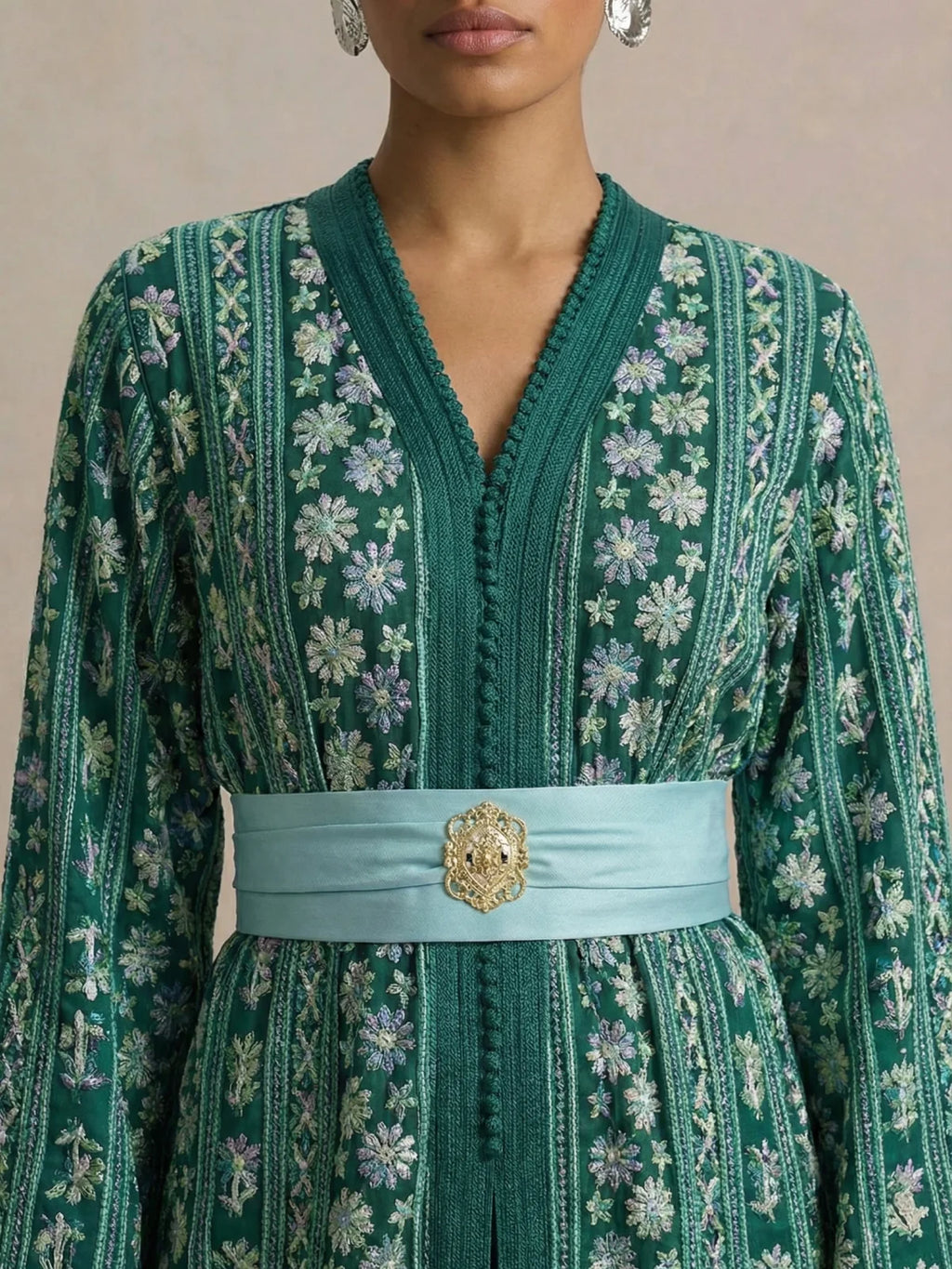 Kaftan Hochzeit Grün