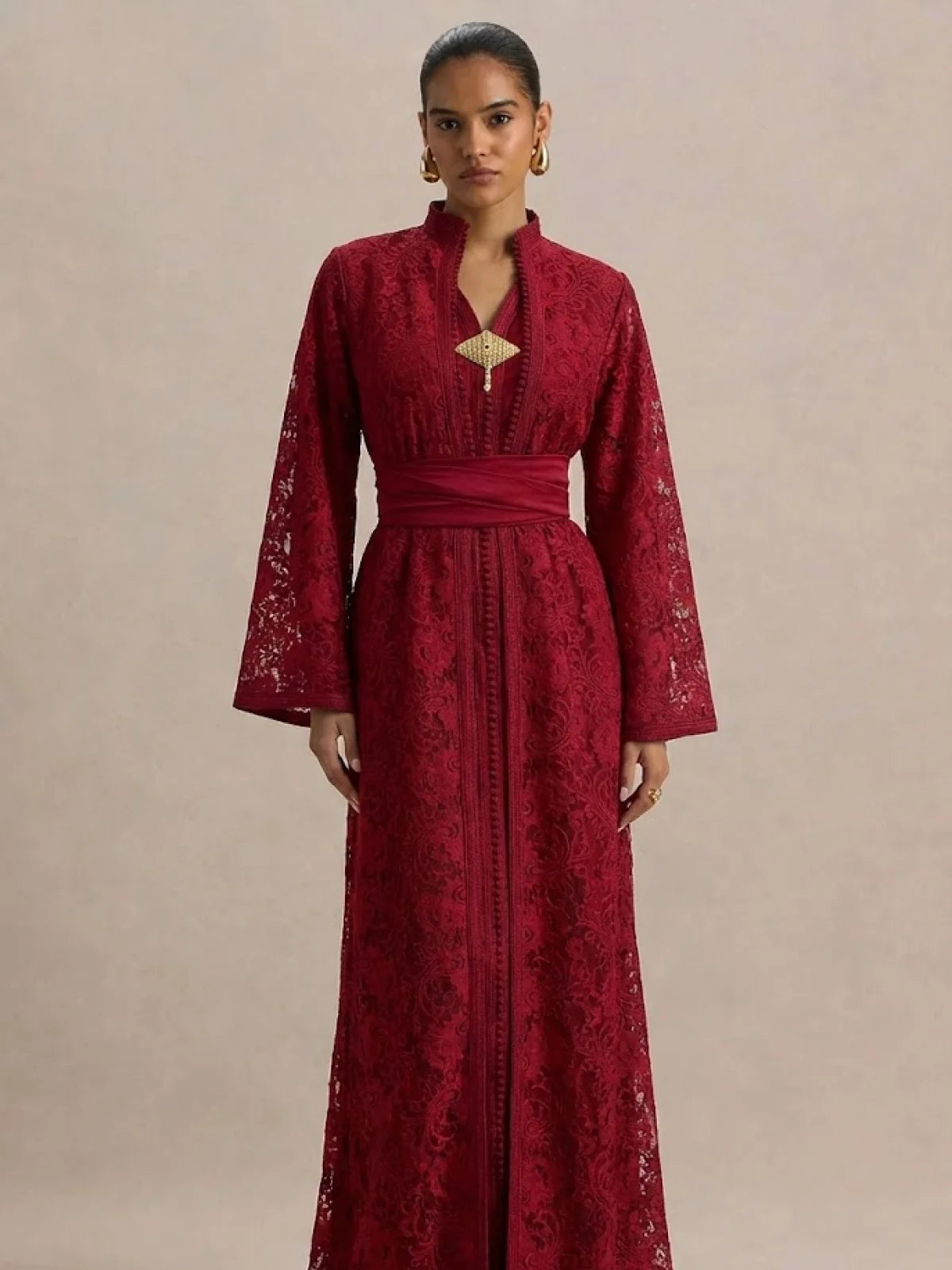 Kaftan Braut Rot