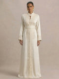 Kaftan Marokkaans Wit – afbeelding 1