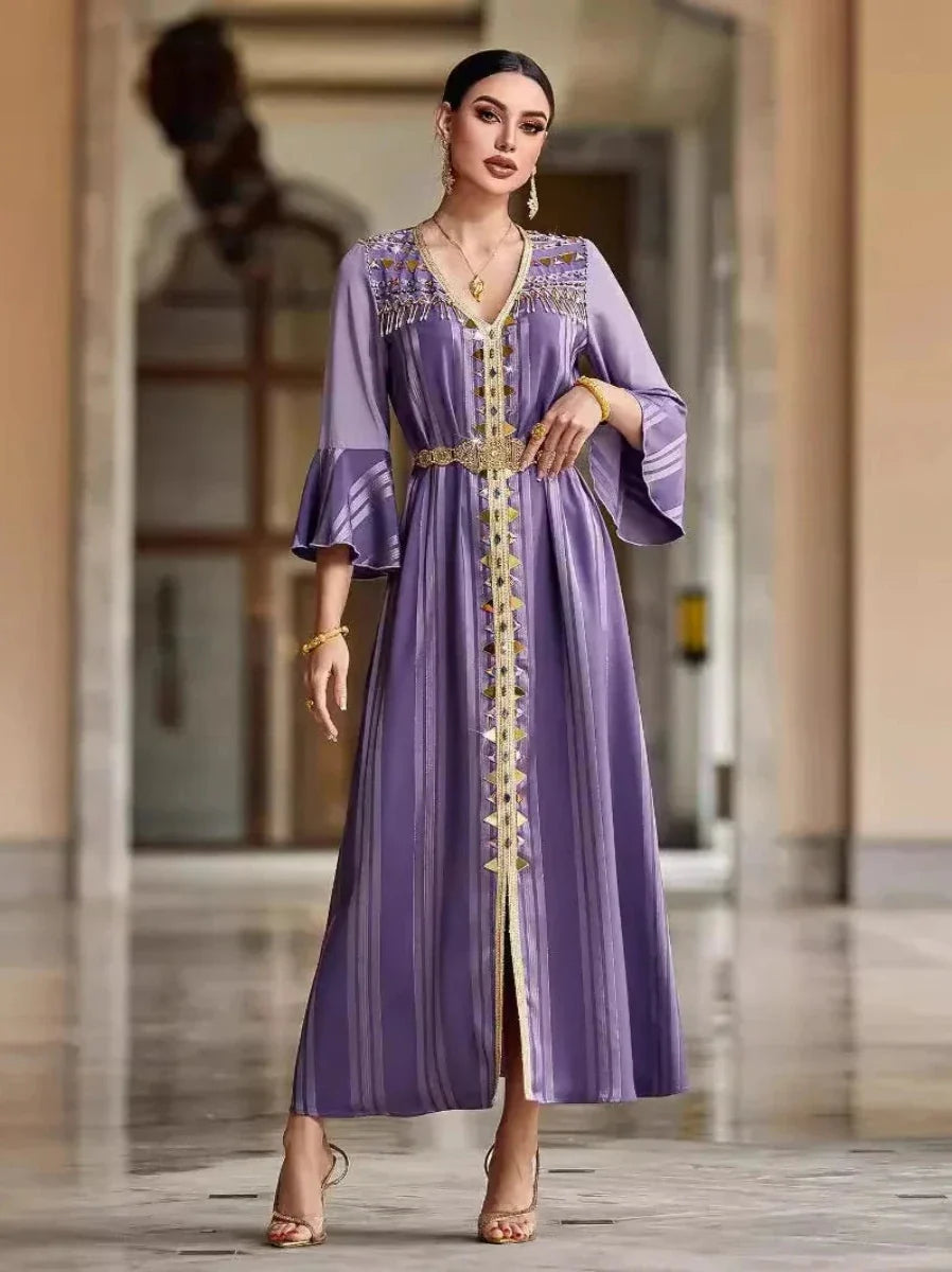 Caftano marocchino viola