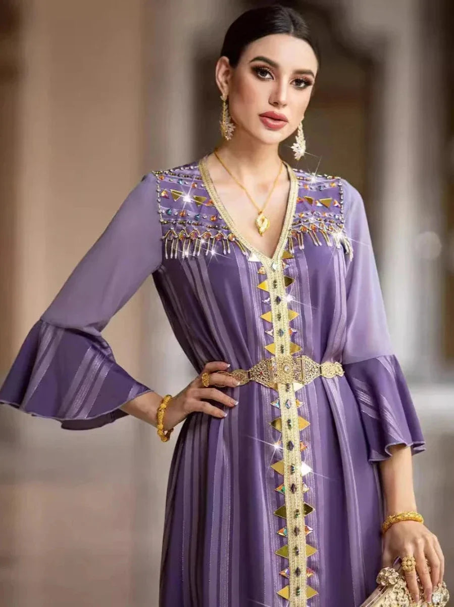 Caftano marocchino viola