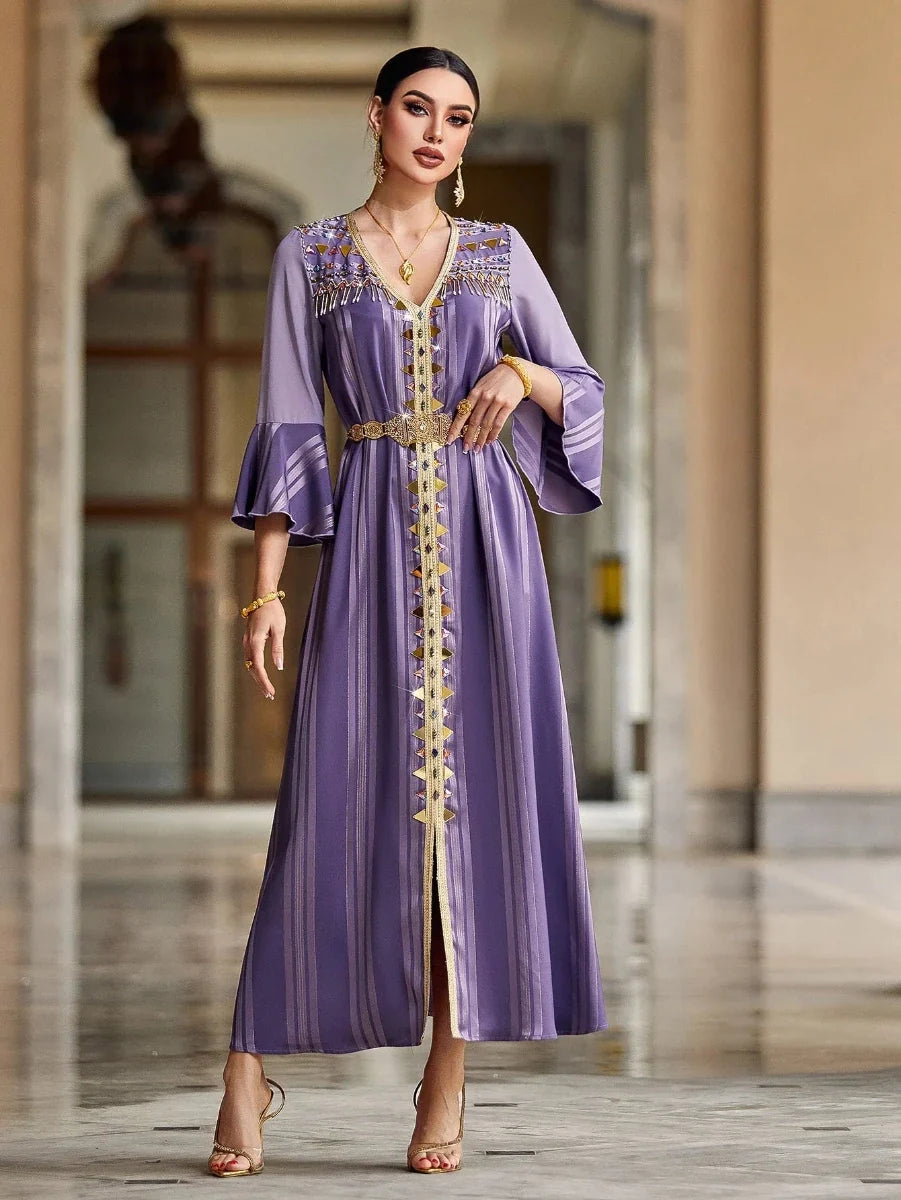 Moroccan Purple Kaftan