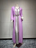 Kaftan Pastelmauve – afbeelding 1