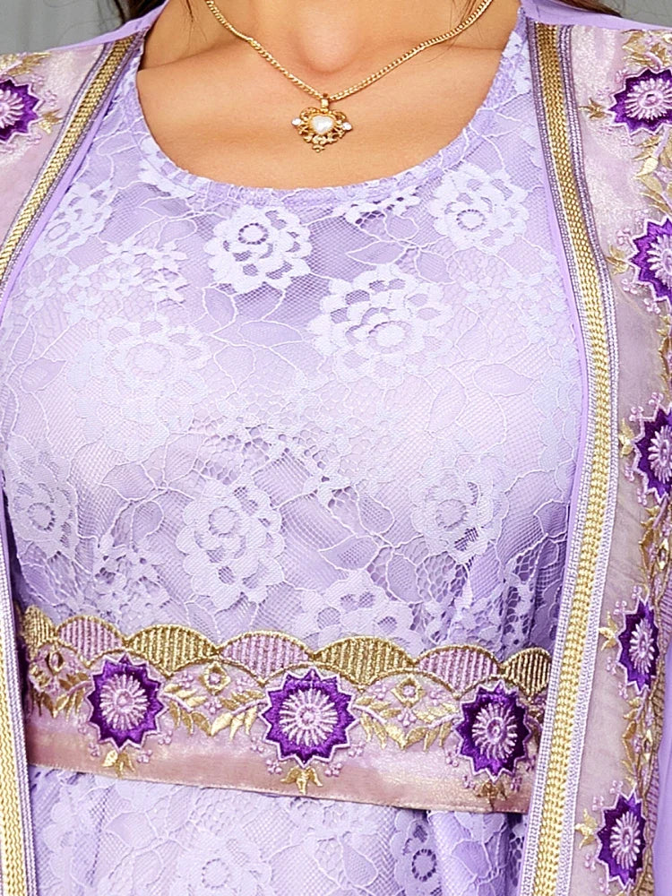 Caftano fucsia