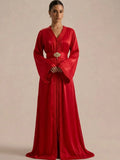 Kaftan Rood Bruiloft – afbeelding 1