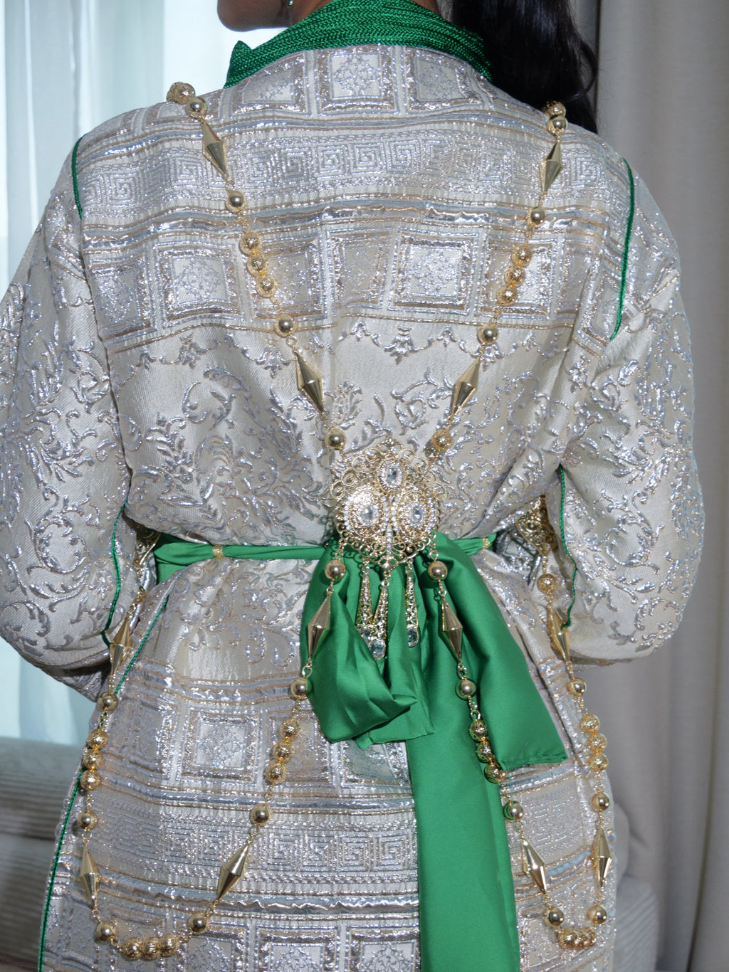 Kaftan Hellgrün