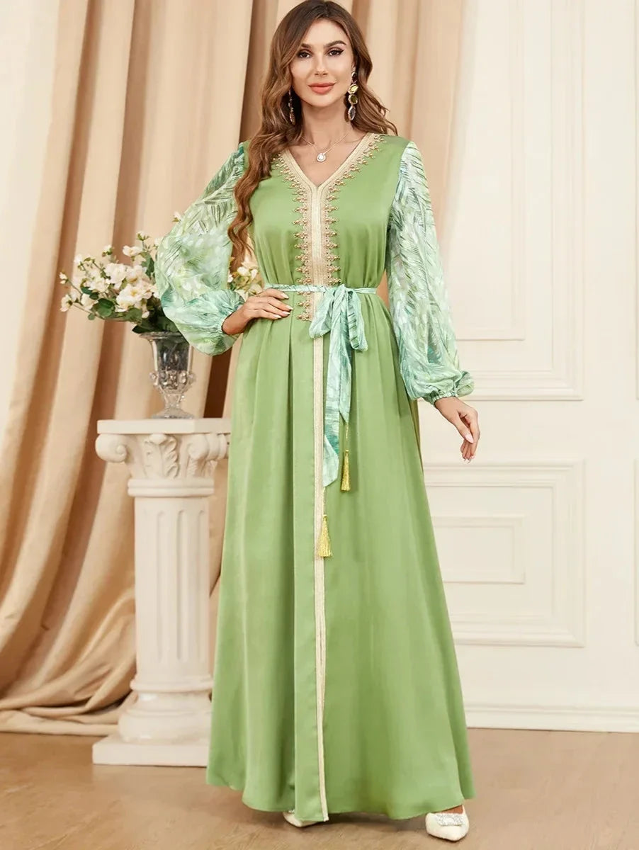 Kaftan Pistaziengrün