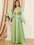 Kaftan Pistachegroen – afbeelding 1
