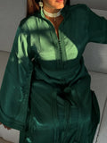 Kaftan Koningsgroen – afbeelding 1
