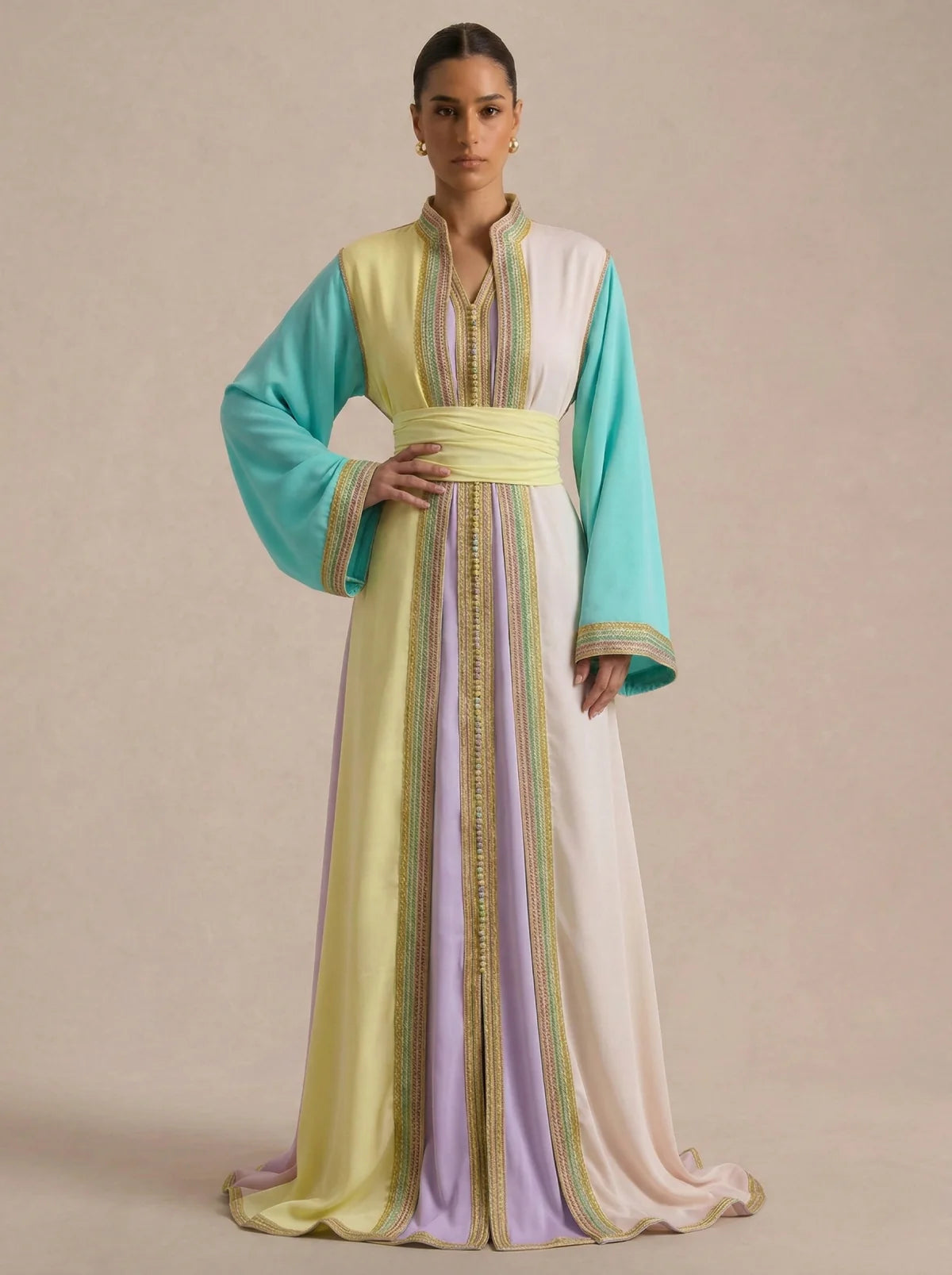 Kaftan Pastelpaars