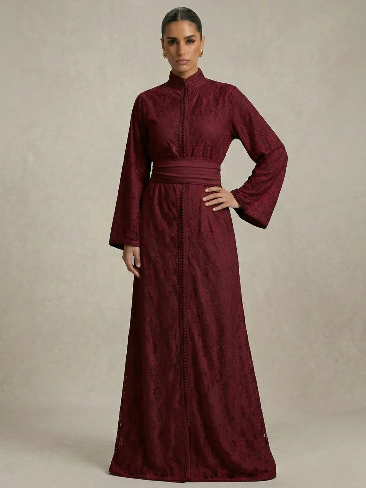 Kaftan Opstaande Kraag