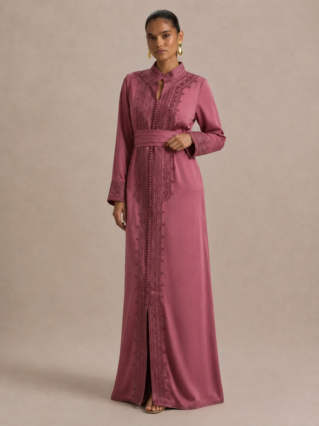 Caftano marocchino rosa