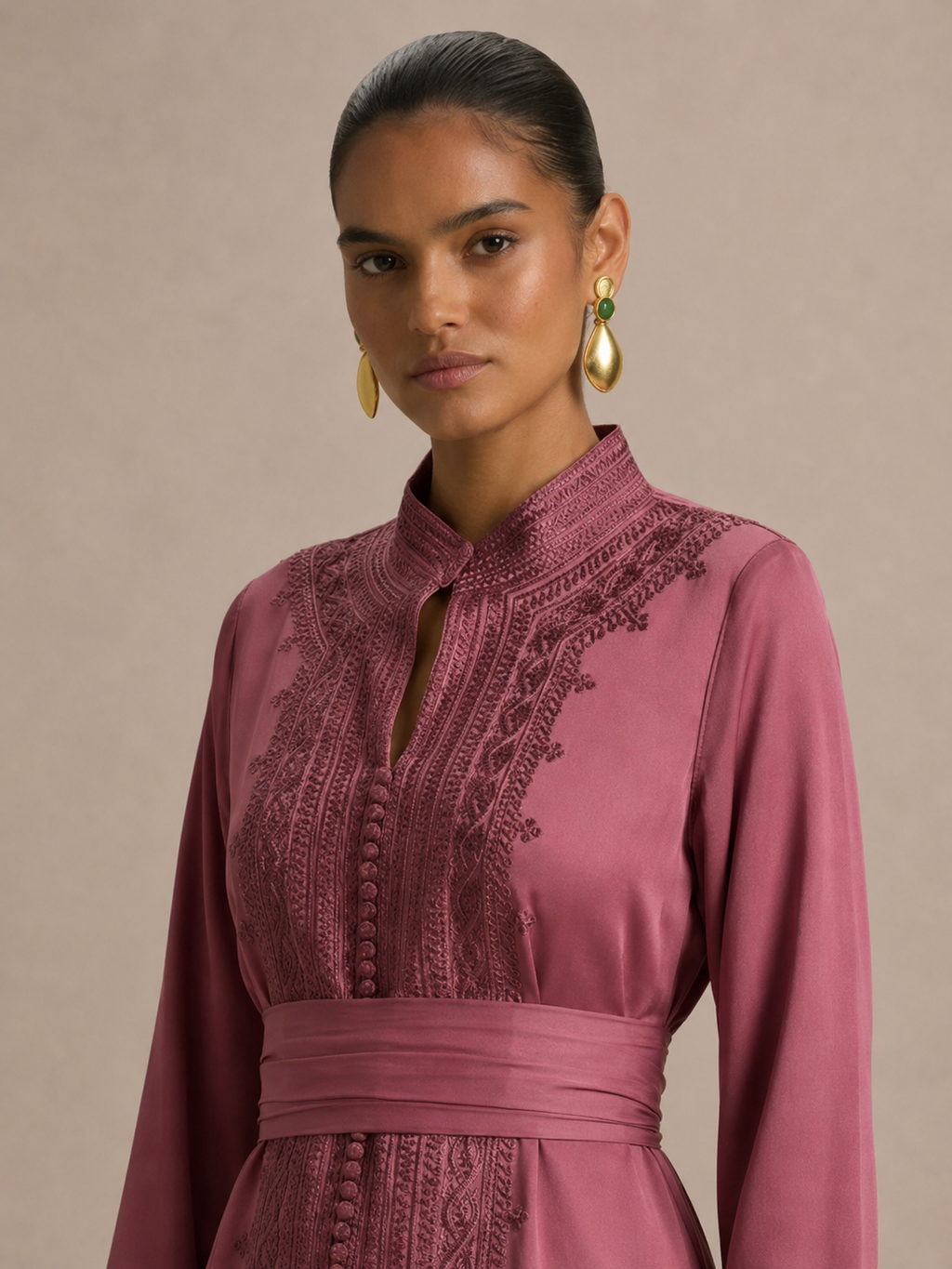 Caftano marocchino rosa