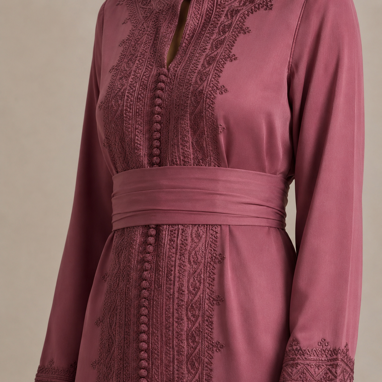 Caftano marocchino rosa