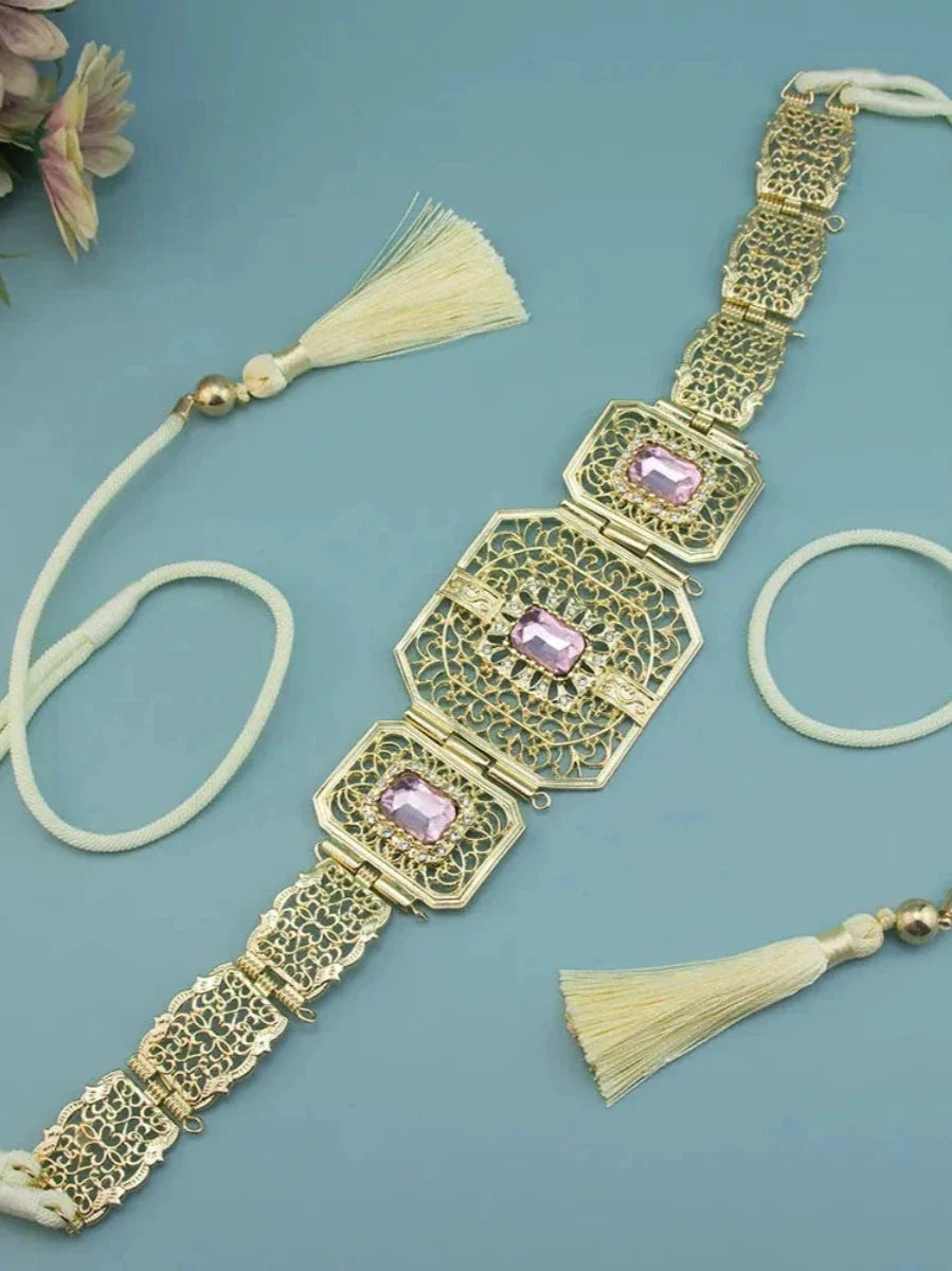 Belt Kaftan Pink Rose Gold