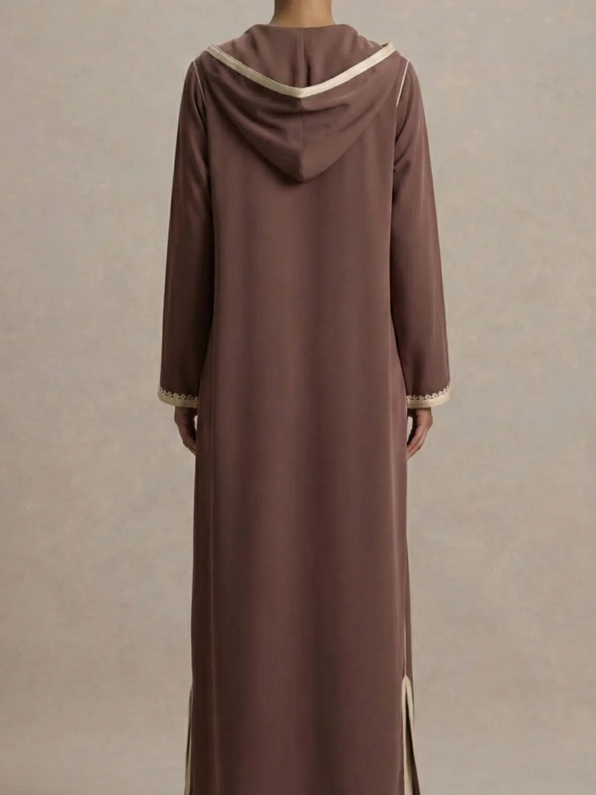 Djellaba beige (2 pezzi)