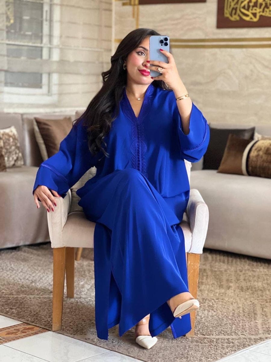 Djellaba Blauw Royaal