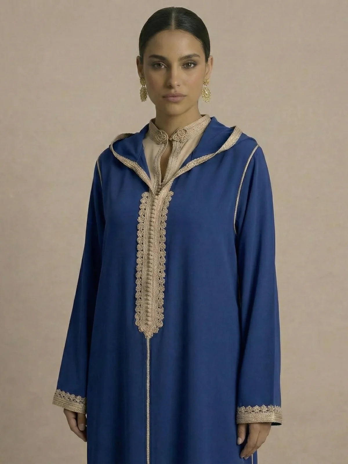 Djellaba Blau (2-teilig)