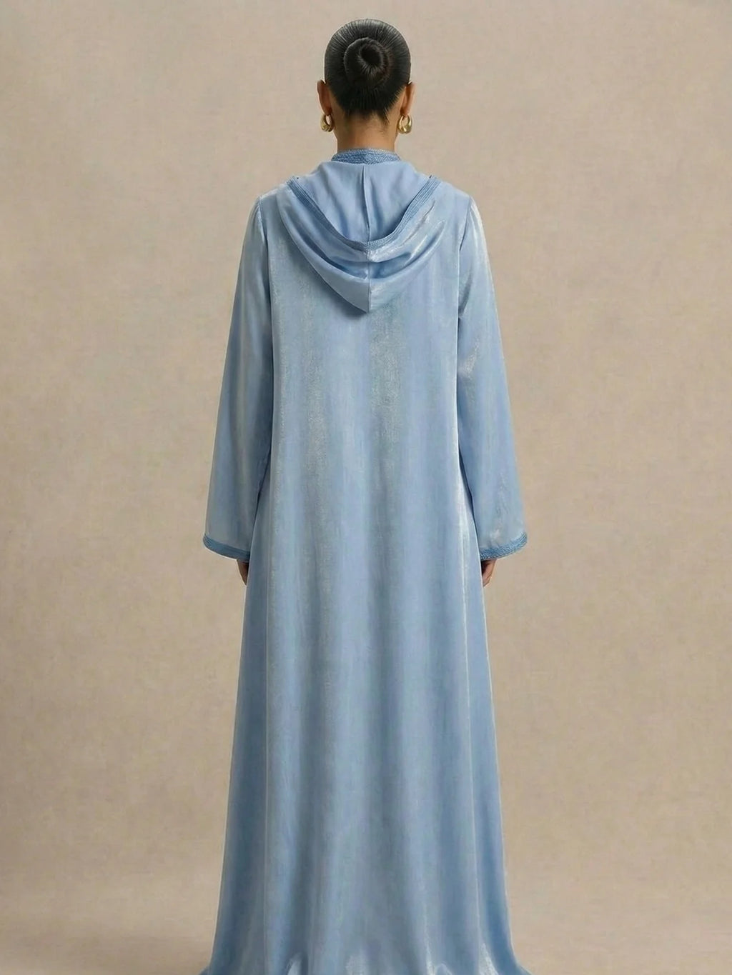 Djellaba azzurra (2 pezzi)